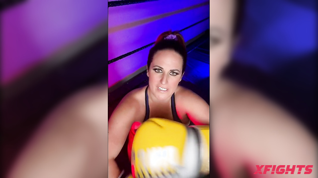 Mutiny Productions - MW-1659 Mutiny - POV Busty girl in boxing gloves jerks off your cock