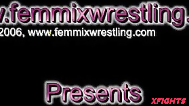 FemmixWrestling - Kimberly & Olivia - Sexy blondes have a brutal fight on the bed