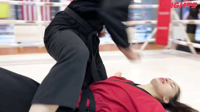 Mixfights - Hard karate sparring between two sweet girls