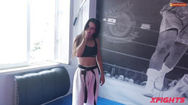 Mixfights - Kata - Brunettes staged a brutal karate fight