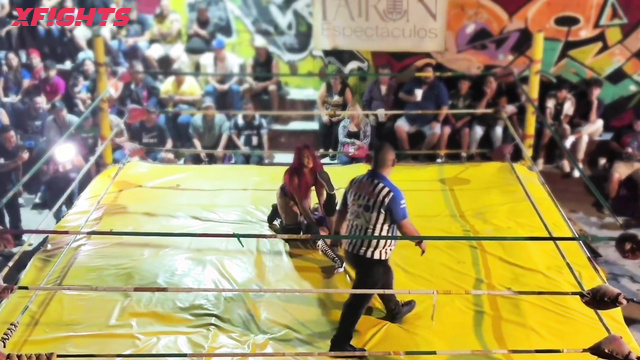WrestlingNMoreCLF - Elektra, Shak, Jade & Ashley - Wrestling between juicy big-assed girls