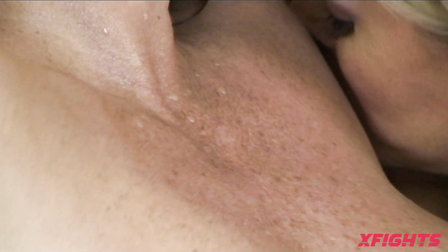 JMR - Christina vs Alura - Hot milfs with huge tits fight in oil