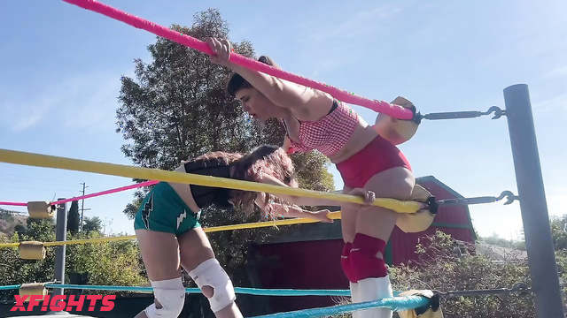 XFights Custom Requests - Hardcore wrestling with juicy girls in the ring