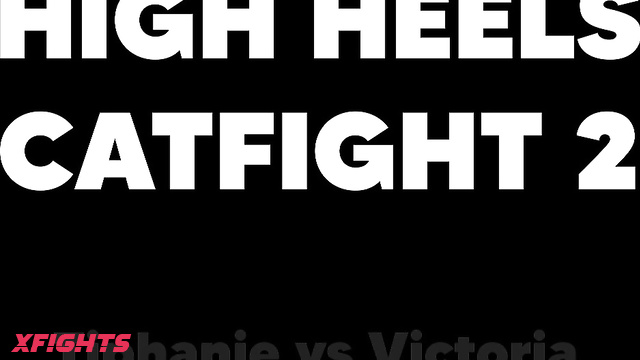 KinkCombatGirls -  Tiphanie vs Victoria - Girls in stockings trample each other with heels