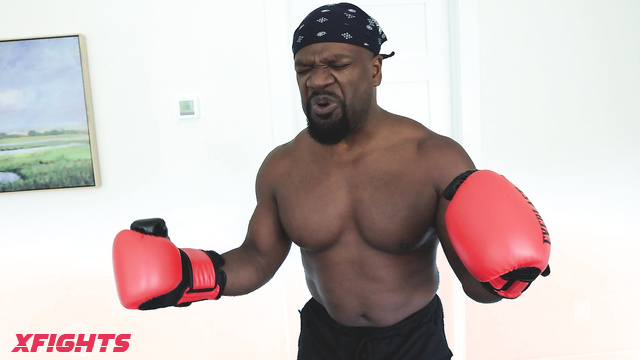 Cj Films - Paris & Doc - Ebony girl brutally defeated a strong guy in boxing