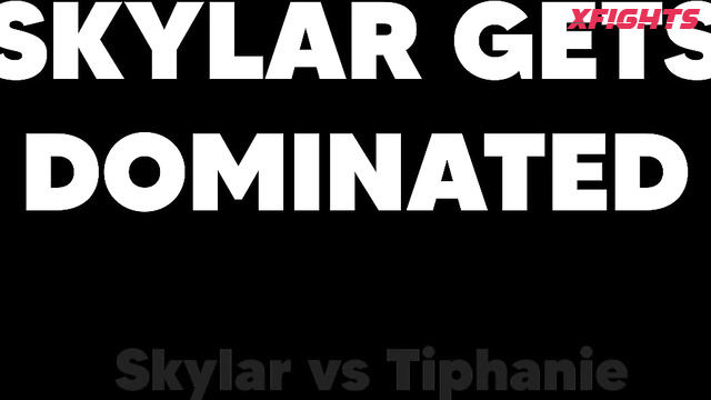 Kink Combat Girls - Skylar & Tiphanie - Ebony sexually dominates her girlfriend