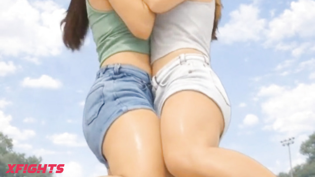  Lesbian Wrestling