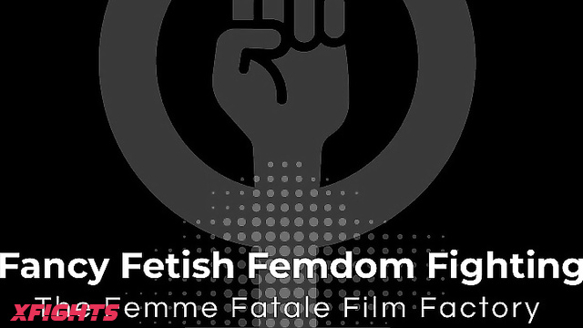 German Goddess Femdom Fighting - Ginger Kate - A girl in a fishnet suit humiliates a guy