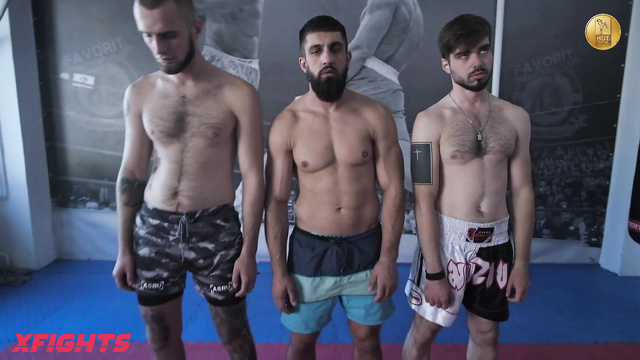 Mixfights - Hot brunette beats guys hard