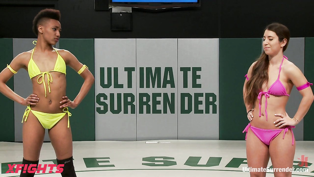 Ultimate Surrender - Serena vs Nikki - Passionate interracial lesbian sexfight