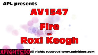 APL Female Wrestling - AV1547 Fire vs Roxi Keogh One Was Forced to Concede the Entire Match