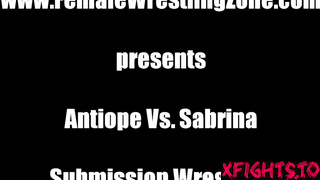 Female Wrestling Zone FWZ - Antiope vs Sabrina