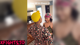 Competitive Catfights - Kay vs Eboni real fist fight