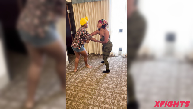 Competitive Catfights - Kay vs Eboni real fist fight