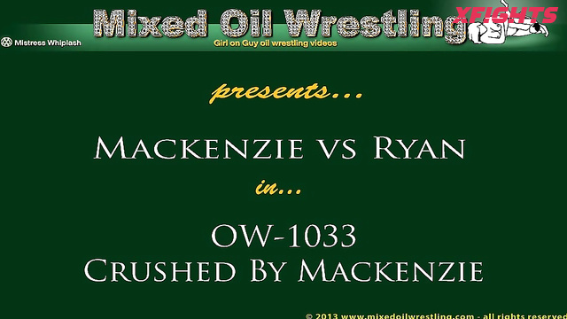 Mixed Oil Wrestling - Mackenzie vs Ryan OW1033