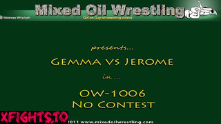 Mixed Oil Wrestling - Gemma vs Jerome OW1006