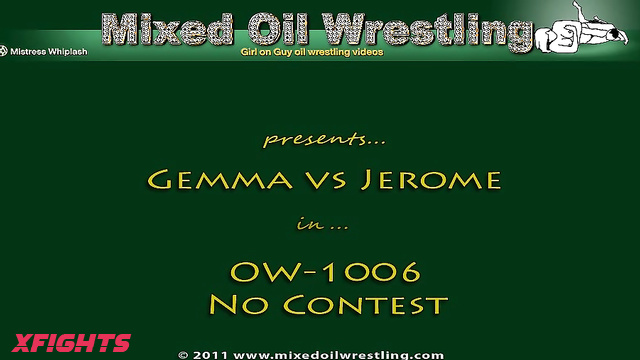 Mixed Oil Wrestling - Gemma vs Jerome OW1006