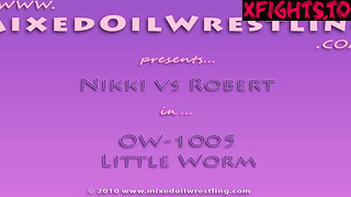 Mixed Oil Wrestling - Nikki vs Robert OW1005