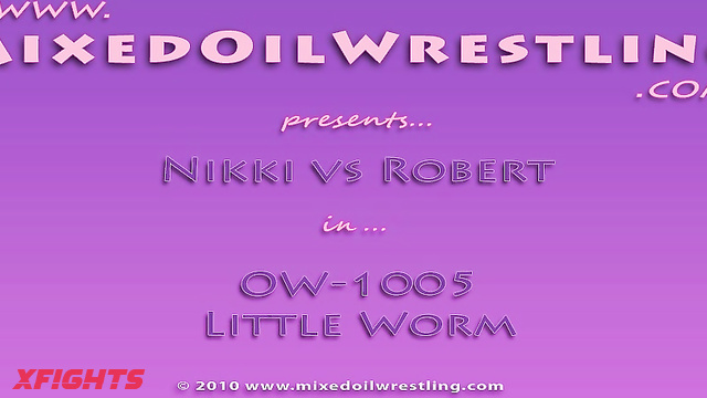 Mixed Oil Wrestling - Nikki vs Robert OW1005