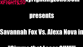 Sexy Fighting Zone SFZ - Savannah Fox vs Alexa Nova