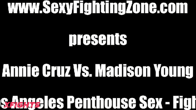 Sexy Fighting Zone SFZ - Annie Cruz vs Madison Young Los Angeles Penthouse Sex Fight