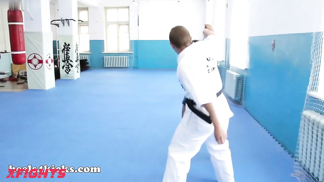 Lillian is a karate girl hotfighters