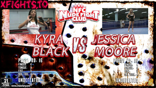NFC Nude Fight Club - Kyra Black vs Jessica Moore