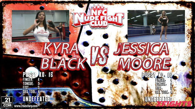 NFC Nude Fight Club - Kyra Black vs Jessica Moore