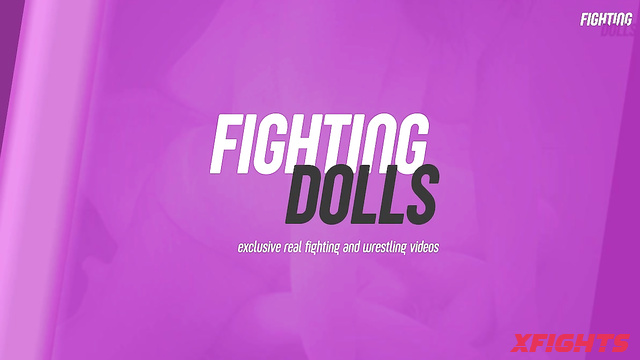 Fighting Dolls - Lucy vs Vera Two Pitbulls at war