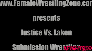 Female Wrestling Zone FWZ - Justice vs Laken Submission Wrestling