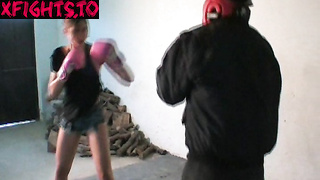 Girls Fighting - Lesly Boxing Session