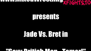 Mixed Wrestling Zone - Jade vs Bret in Sexy British Man