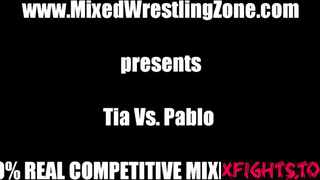 Mixed Wrestling Zone - Tia vs Pablo