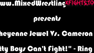 Mixed Wrestling Zone - Cheyenne Jewel vs Cameron in Pretty Boys Can't Fight