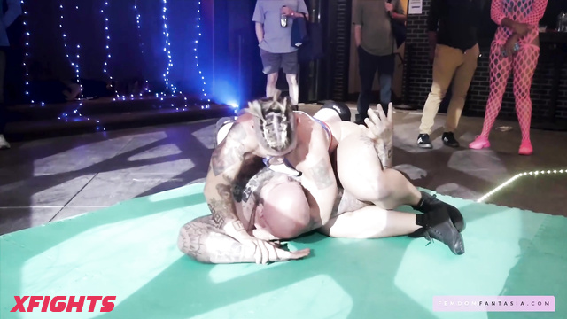 Femdom Fantasia - Strangled Wrestling Fight