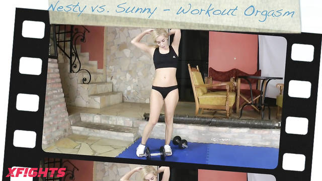 Kofilm Produсtions - Nesty vs Sunny - Workout Orgasm