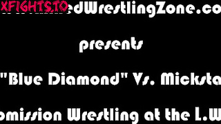 Mixed Wrestling Zone - Blue Diamond vs Micksta Submission Wrestling