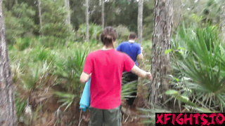 Super Fight Of Young People in The Green Forest