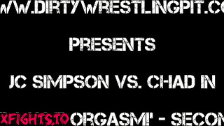 Dirty Wrestling Pit - JC Simpson vs Chad In Forced Male Orgasm - Second Part