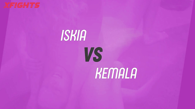 Iskia Lesbian Wrestling