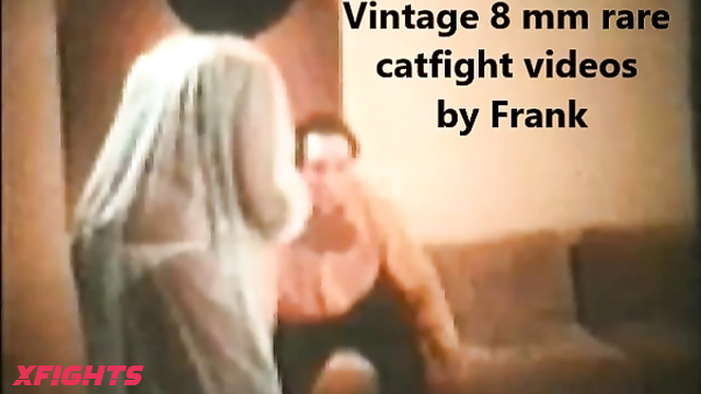 Catfight Sgpin by Frank - 448 Rare 8 mm vintage Brutal black amazon facesits stupid thief