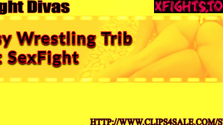 SexFight Divas - Pussy Wrestling Trib Beat SexFight - Regan vs Paris
