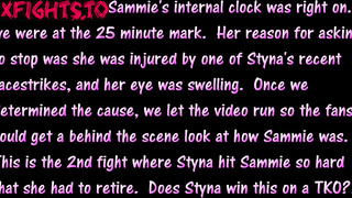 Freshfite - FFV321 Sammie vs Styna Handsmother Extreme Catfight