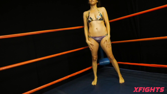 DT Wrestling - DT-1750HD Cassie Del Isla vs Celeste Star Topless Ring Wrestling Match