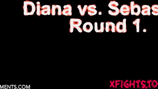 KO Entertainments - Diana vs Sebastian Topless Handjob