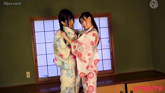 PYLF-01 Yukata Lesbian quarre, Yayoi Amane vs Arisu Mizushima