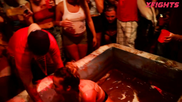 Real Wild Girls - Pudding Wrestling