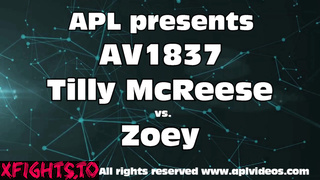 APL Competitive - AV1837 - Tilly Mcreese vc Zoey Shapely legs at work