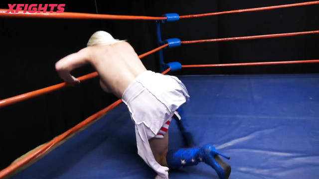 DT Wrestling - DT-1768HD Tylene Buck vs Celste Star and Topless Superheroine Fantasy