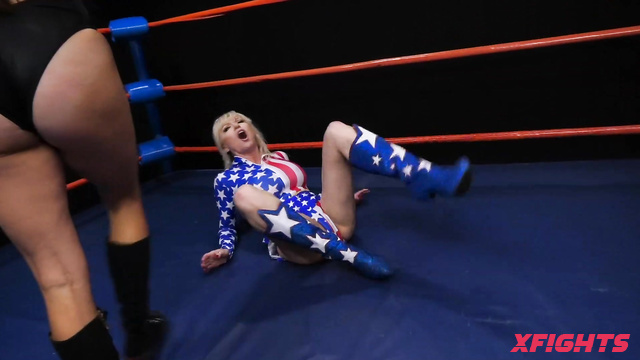 DT Wrestling - DT-1768HD Tylene Buck vs Celste Star and Topless Superheroine Fantasy